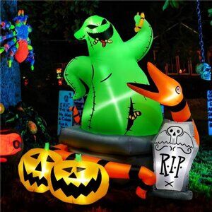 Seeds of Light 6Ft Inflatable Yard Halloween Decoration - Halloween Blow Up
